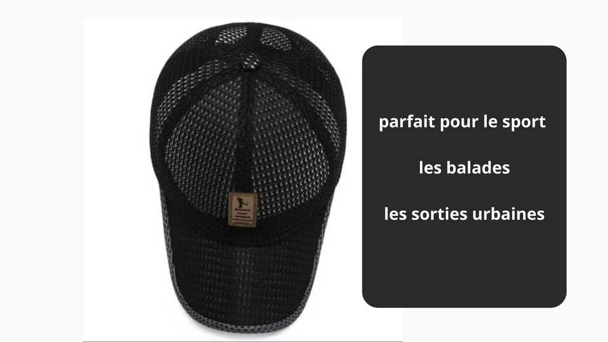 CASQUETE FILET SPORT STYLE URBAIN