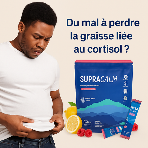 SUPRACALM MICEUR,Dites a dieux au Fatigue constante, stress quotidien, ventre et visage gonflés, énergie diminuée