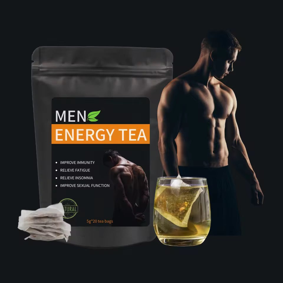 Énergie Alpha – Thé pour Hommes:                                        💪 Renforce l’immunité
⚡ Soulage la fatigue
😴 Améliore le sommeil
🔥 Améliore la fonction sexuelle