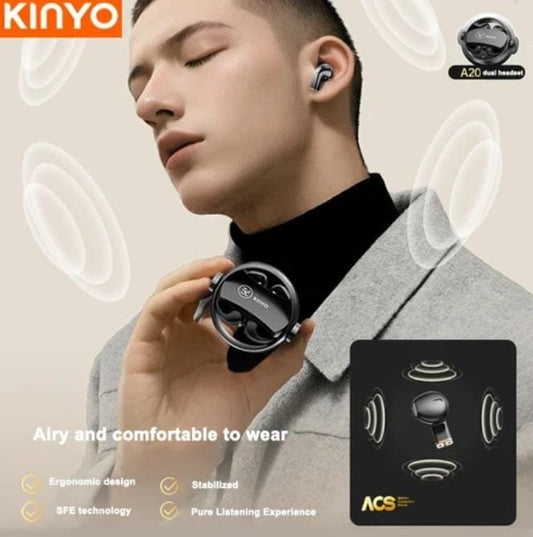 ECOUTEUR INTELLIGENTE SANS FIL TACTILE( 02 PAIRES )