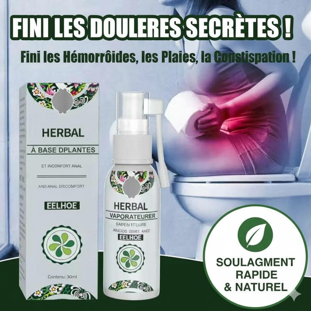 SPRAY ANTI HEMOROIDES ET CONSTIPATION