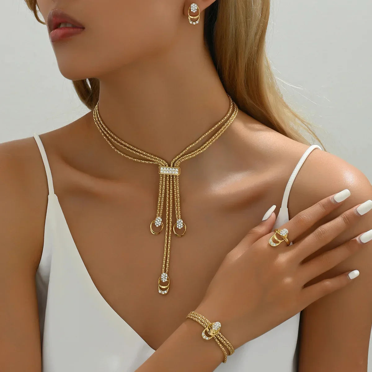 Bijoux Ensembles pour Femmes De Luxe 4 pièces CIV