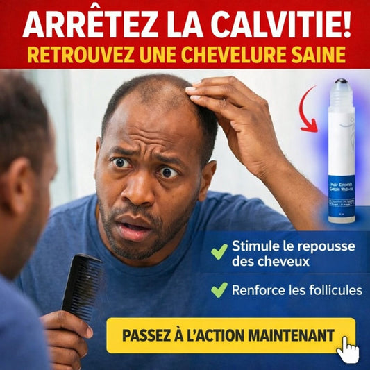 serum roll -on  pour la croissance des cheveux